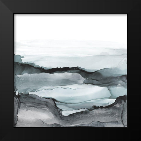 Light Aquascape II Black Modern Wood Framed Art Print by Paschke, Chris