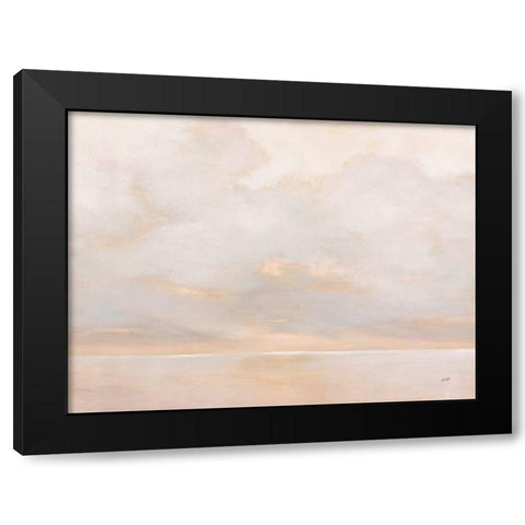 Glint on the Horizon No Pink Black Modern Wood Framed Art Print with Double Matting by Purinton, Julia