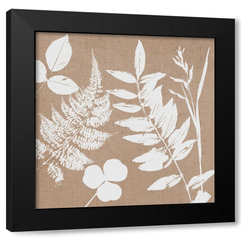 Leaves of Inspiration III Neutral Black Modern Wood Framed Art Print by Studio Mousseau