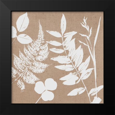 Leaves of Inspiration III Neutral Black Modern Wood Framed Art Print by Studio Mousseau