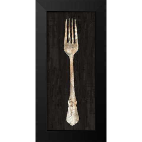 Setting the Table II Black Modern Wood Framed Art Print by Wild Apple Portfolio