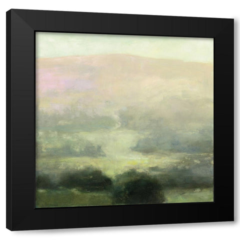 Through the Haze Black Modern Wood Framed Art Print with Double Matting by Purinton, Julia