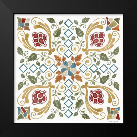 Mediterranean Motif V Black Modern Wood Framed Art Print by Grove, Beth