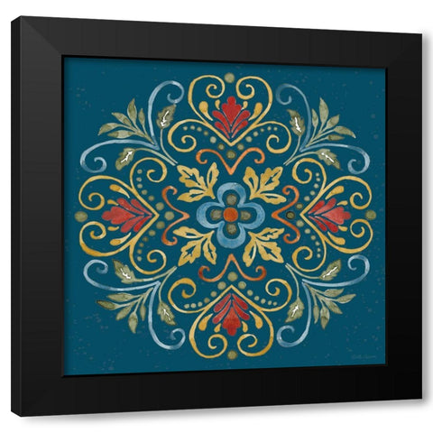 Mediterranean Motif VII Black Modern Wood Framed Art Print with Double Matting by Grove, Beth