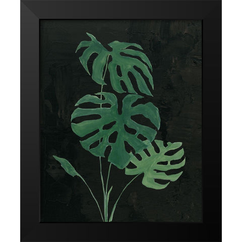 Palm Botanical I Black Black Modern Wood Framed Art Print by Purinton, Julia