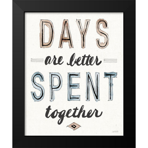 Fresh Farmhouse X Black Modern Wood Framed Art Print by Tavoletti, Anne