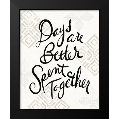 Fresh Farmhouse XII Black Modern Wood Framed Art Print by Tavoletti, Anne