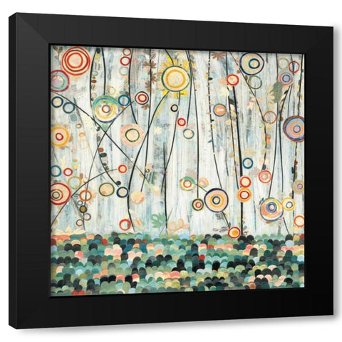 Blooming Meadow Black Modern Wood Framed Art Print by Boggs, Candra