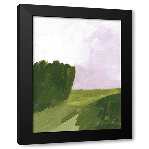 Lotts Lane Black Modern Wood Framed Art Print by Mack, Lynn