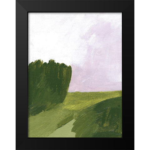 Lotts Lane Black Modern Wood Framed Art Print by Mack, Lynn