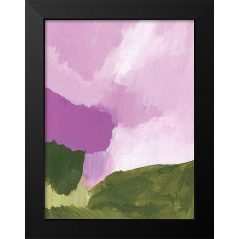 Sentimental Black Modern Wood Framed Art Print by Mack, Lynn