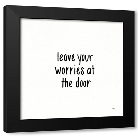Beautiful Chaos V Black Modern Wood Framed Art Print with Double Matting by York, Leah