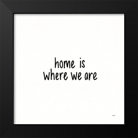 Beautiful Chaos VIII Black Modern Wood Framed Art Print by York, Leah