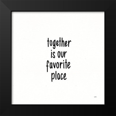 Beautiful Chaos X Black Modern Wood Framed Art Print by York, Leah