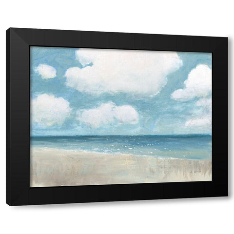 Seascape IV Black Modern Wood Framed Art Print by Wiens, James