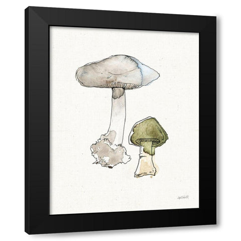 Fresh Farmhouse Mushrooms III Black Modern Wood Framed Art Print by Tavoletti, Anne