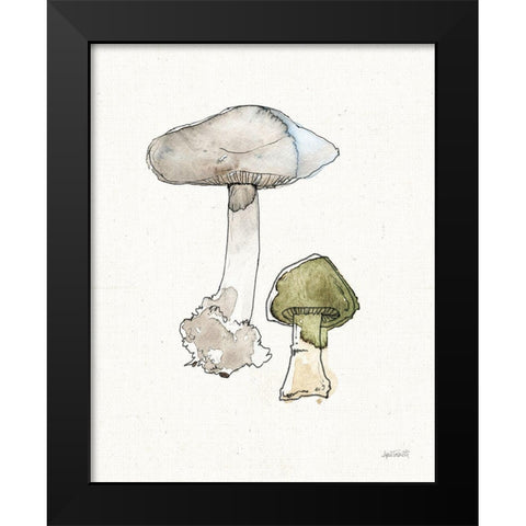 Fresh Farmhouse Mushrooms III Black Modern Wood Framed Art Print by Tavoletti, Anne