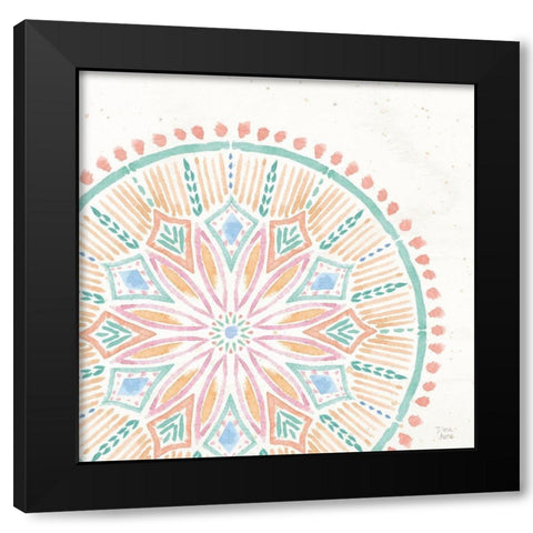 Ocean Breeze XII Black Modern Wood Framed Art Print by June, Dina