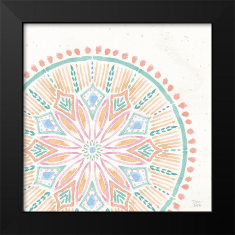 Ocean Breeze XII Black Modern Wood Framed Art Print by June, Dina