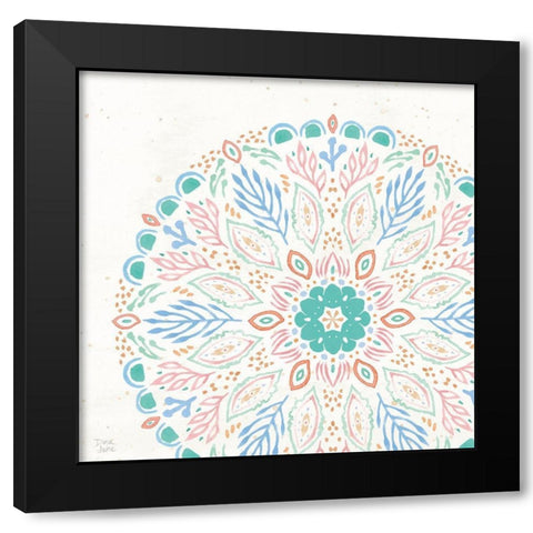 Ocean Breeze XIII Black Modern Wood Framed Art Print by June, Dina