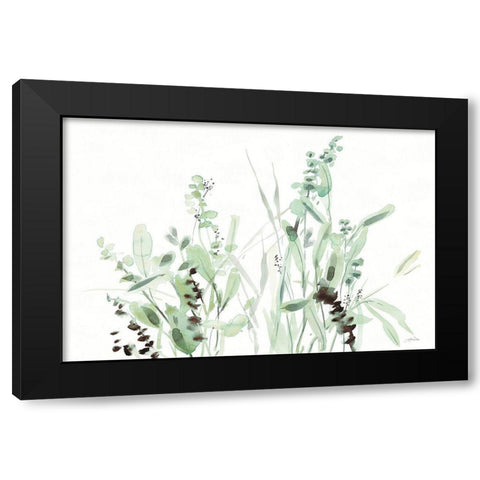 Grasses I Black Modern Wood Framed Art Print by Pete, Katrina
