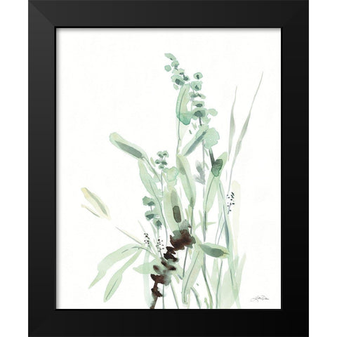 Grasses III Black Modern Wood Framed Art Print by Pete, Katrina