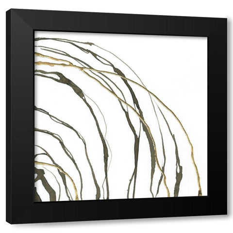 Not Quite Concentric II Black Modern Wood Framed Art Print by Paschke, Chris
