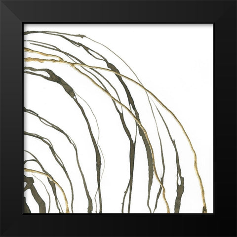 Not Quite Concentric II Black Modern Wood Framed Art Print by Paschke, Chris