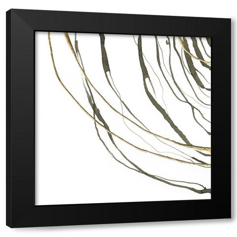 Not Quite Concentric III Black Modern Wood Framed Art Print by Paschke, Chris