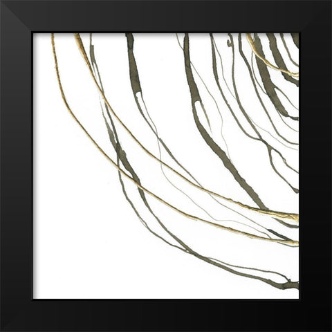Not Quite Concentric III Black Modern Wood Framed Art Print by Paschke, Chris