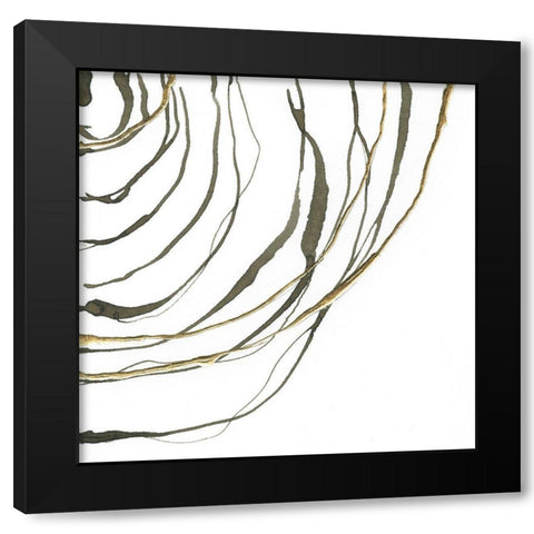 Not Quite Concentric IV Black Modern Wood Framed Art Print with Double Matting by Paschke, Chris