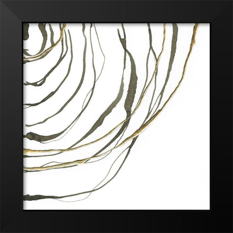Not Quite Concentric IV Black Modern Wood Framed Art Print by Paschke, Chris