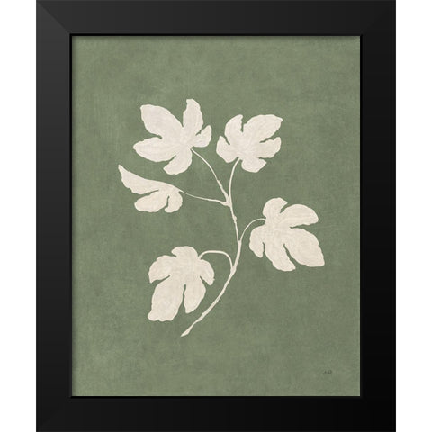 Botanical Study III Forest Green Black Modern Wood Framed Art Print by Purinton, Julia