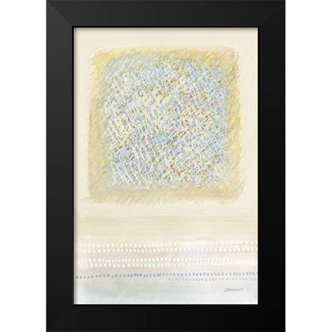 No Signal Black Modern Wood Framed Art Print by Lovell, Kathrine