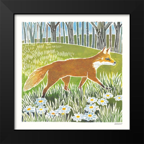 Wild Woodland I Black Modern Wood Framed Art Print by Lovell, Kathrine