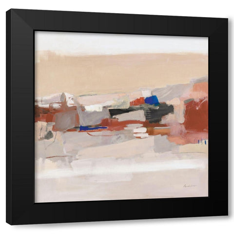 Moab Neutral Black Modern Wood Framed Art Print by Munger, Pamela