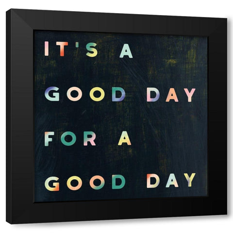 Lovely Home II Colorful Black Modern Wood Framed Art Print by Wild Apple Portfolio