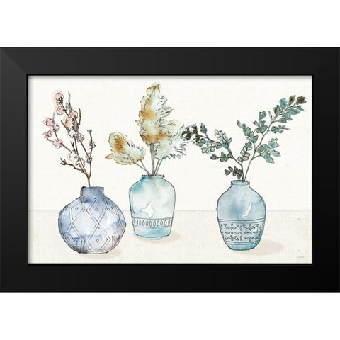 Fresh Farmhouse I Blue Black Modern Wood Framed Art Print by Tavoletti, Anne