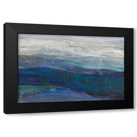 Vista Black Modern Wood Framed Art Print by Hristova, Albena