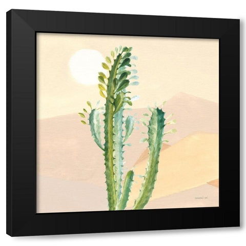 Desert Greenhouse II Black Modern Wood Framed Art Print with Double Matting by Nai, Danhui