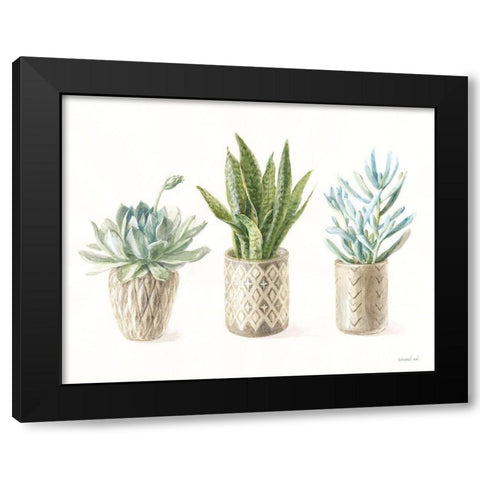 Desert Greenhouse VII Black Modern Wood Framed Art Print with Double Matting by Nai, Danhui