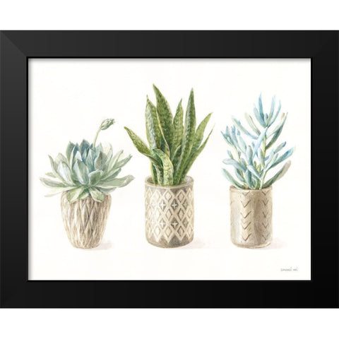 Desert Greenhouse VII Black Modern Wood Framed Art Print by Nai, Danhui