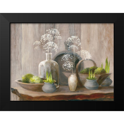 Rustic Elegance I Black Modern Wood Framed Art Print by Purinton, Julia