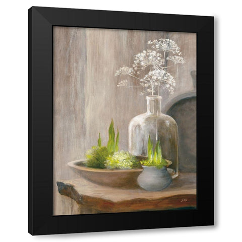 Rustic Elegance III Black Modern Wood Framed Art Print with Double Matting by Purinton, Julia