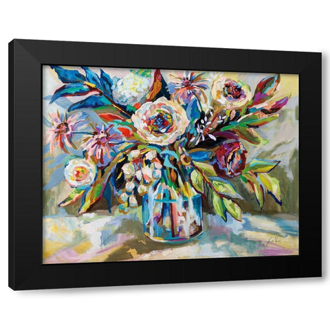 It Warms My Heart Black Modern Wood Framed Art Print with Double Matting by Vertentes, Jeanette