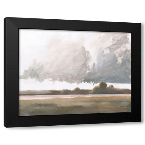 Big Sky Black Modern Wood Framed Art Print with Double Matting by Wiens, James