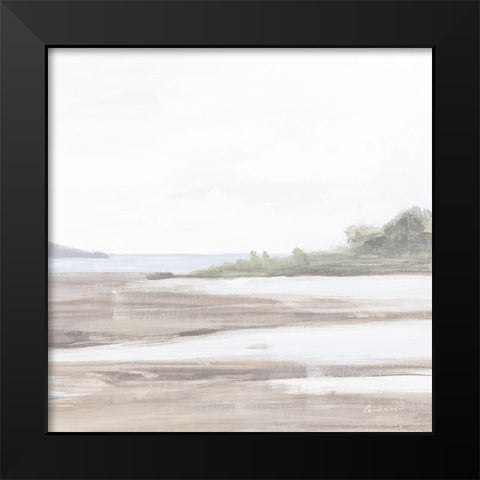 Spring Tide Neutral Crop Black Modern Wood Framed Art Print by Munger, Pamela