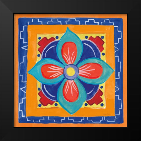 78254HR Mucho Caliente VI Black Modern Wood Framed Art Print by Zaman, Farida