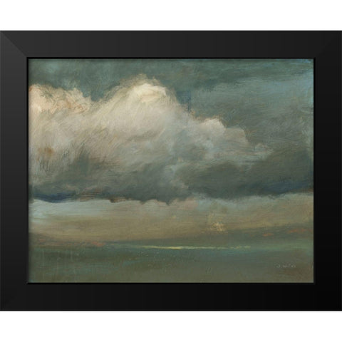 Gathering Storm Black Modern Wood Framed Art Print by Wiens, James
