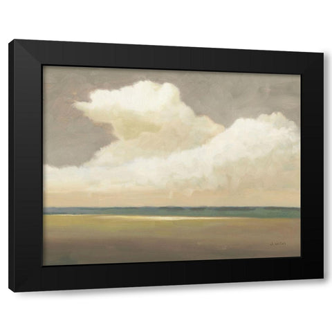 Prairie Summer Black Modern Wood Framed Art Print with Double Matting by Wiens, James